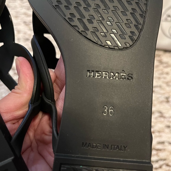 SOLD-100% Authentic Hermes Egerie Sandal, NWT - Picture 6 of 6